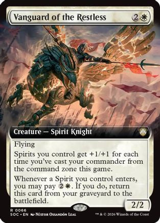 Vanguard of the Restless (Extended Art) (SOC-066) - rare