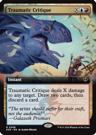 Traumatic Critique (Extended Art) (SOS-358) - rare