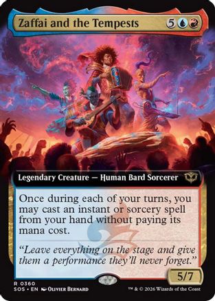 Zaffai and the Tempests (Extended Art) (SOS-360) - rare