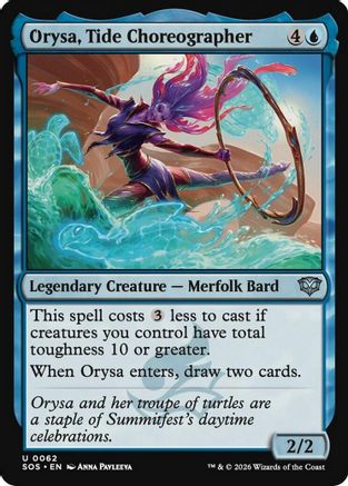 Orysa, Tide Choreographer (SOS-062) - uncommon - Foil