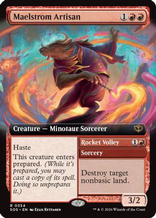 Maelstrom Artisan (Extended Art) (SOS-334) - rare - Foil