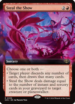 Steal the Show (Extended Art) (SOS-336) - rare - Foil