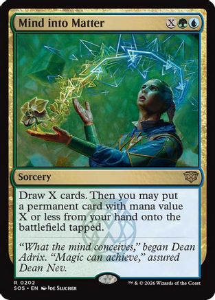 Mind into Matter (SOS-202) - rare - Foil