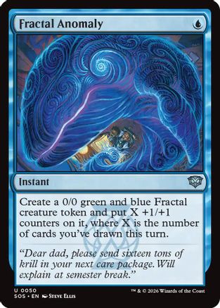 Fractal Anomaly (SOS-050) - uncommon - Foil