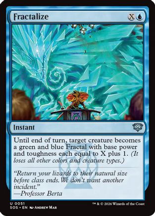Fractalize (SOS-051) - uncommon - Foil