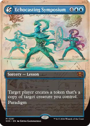 Echocasting Symposium (Borderless) (SOS-291) - mythic