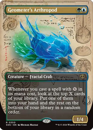 Geometer's Arthropod (Borderless) (SOS-300) - rare - Foil