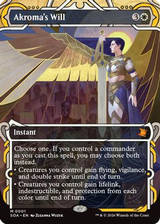 Akroma's Will (SOA-001) - mythic