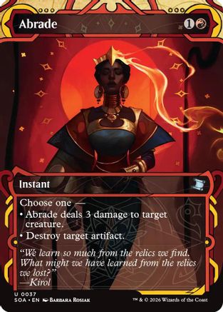 Abrade (SOA-037) - uncommon - Foil