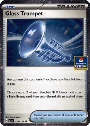 Glass Trumpet (Gym Stamp Asia Exclusive) (135/142) - MCP  - Uncommon - Holofoil