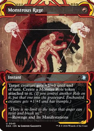Monstrous Rage (SOA-045) - uncommon