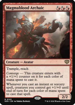 Magmablood Archaic (SOS-123) - rare - Foil