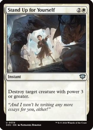 Stand Up for Yourself (SOS-034) - uncommon - Foil