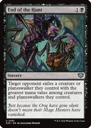 End of the Hunt (SOS-081) - uncommon