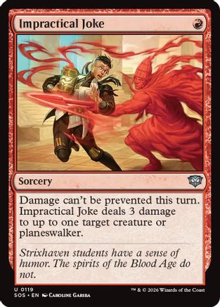 Impractical Joke (SOS-119) - uncommon - Foil