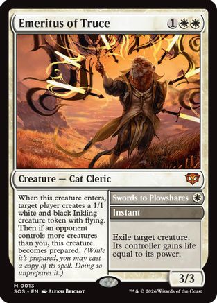 Emeritus of Truce (SOS-013) - mythic - Foil