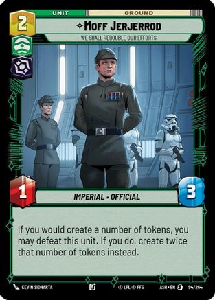 Moff Jerjerrod - We Shall Redouble Our Efforts (94/264) - AOTE - Special