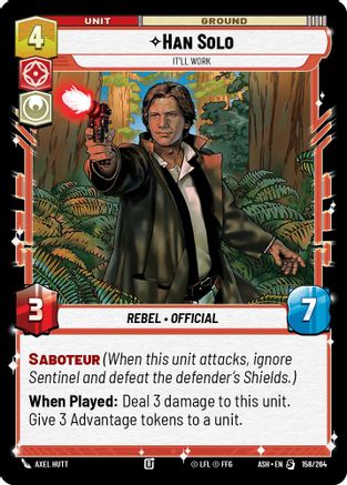 Han Solo - It'll Work (158/264) - AOTE - Special