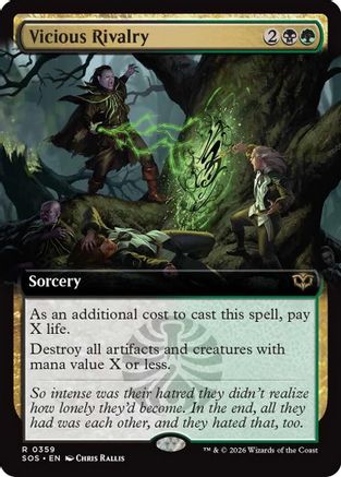 Vicious Rivalry (Extended Art) (SOS-359) - rare