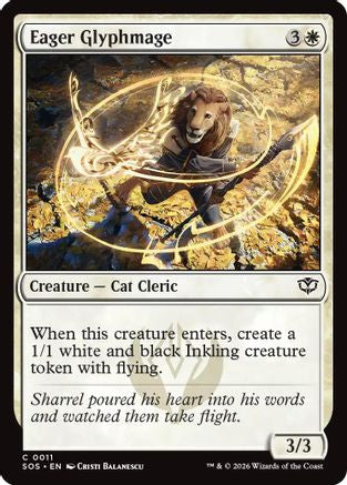 Eager Glyphmage (SOS-011) - common