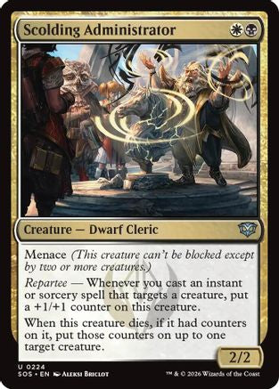 Scolding Administrator (SOS-224) - uncommon - Foil