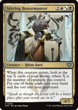 Stirring Honormancer (SOS-234) - uncommon - Foil