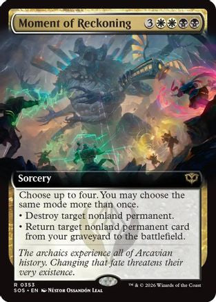 Moment of Reckoning (Extended Art) (SOS-353) - rare