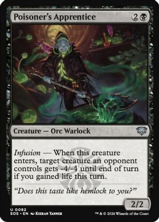 Poisoner's Apprentice (SOS-092) - uncommon