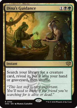 Dina's Guidance (SOS-184) - rare - Foil