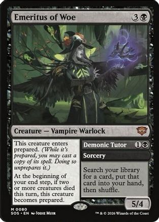 Emeritus of Woe (SOS-080) - mythic - Foil