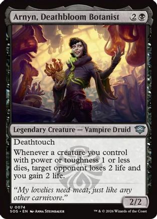 Arnyn, Deathbloom Botanist (SOS-074) - uncommon