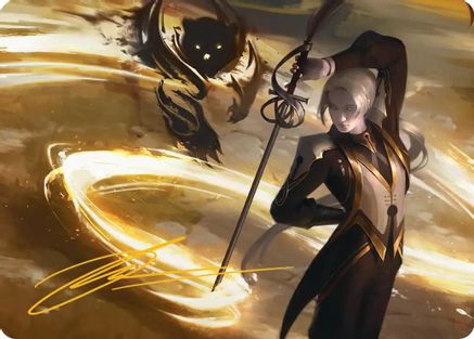 Rapier Wit Art Card (Gold-Stamped Signature) (ASSOS-006) - special