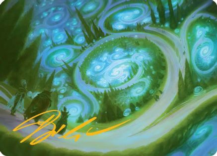 Mathemagics Art Card (Gold-Stamped Signature) (ASSOS-008) - special