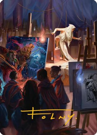 Archaeomancer Art Card (Gold-Stamped Signature) (ASSOS-041) - special