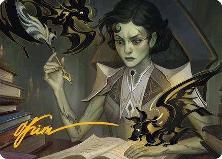 Eternal Student Art Card (Gold-Stamped Signature) (ASSOS-011) - special