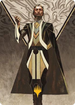 Ral Zarek, Guest Lecturer Art Card (Gold-Stamped Planeswalker Symbol) (ASSOS-027) - special