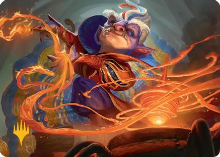 Goblin Glasswright Art Card (Gold-Stamped Planeswalker Symbol) (ASSOS-013) - special