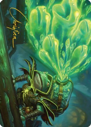 Burrog Barrage Art Card (Gold-Stamped Signature) (ASSOS-015) - special