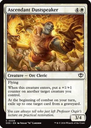 Ascendant Dustspeaker (SOS-008) - common - Foil