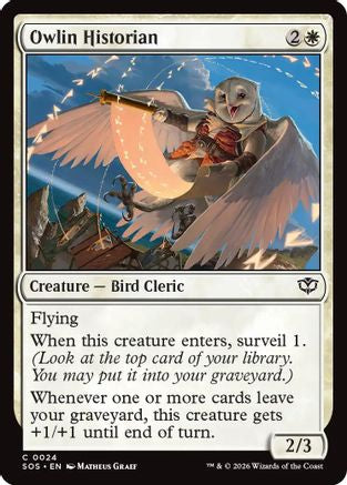 Owlin Historian (SOS-024) - common - Foil