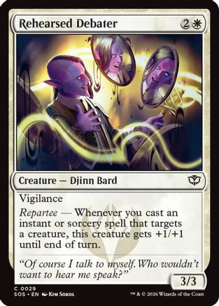 Rehearsed Debater (SOS-029) - common - Foil