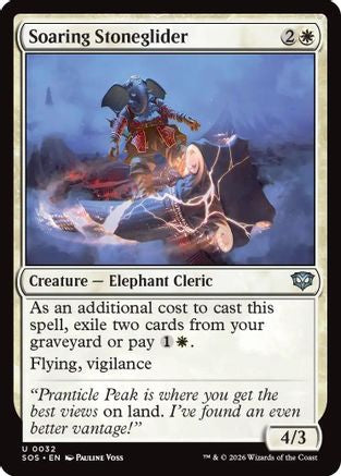 Soaring Stoneglider (SOS-032) - uncommon - Foil