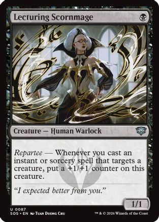 Lecturing Scornmage (SOS-087) - uncommon