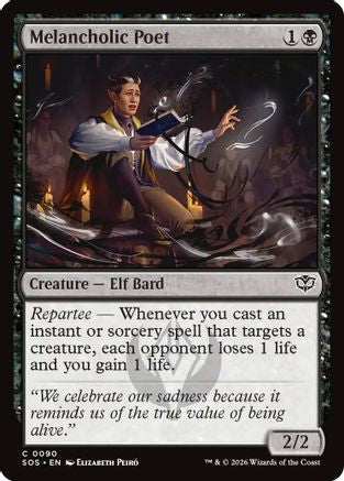 Melancholic Poet (SOS-090) - common - Foil