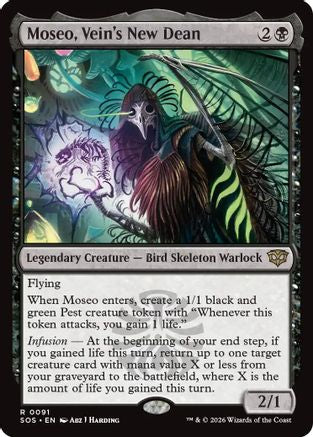 Moseo, Vein's New Dean (SOS-091) - rare - Foil