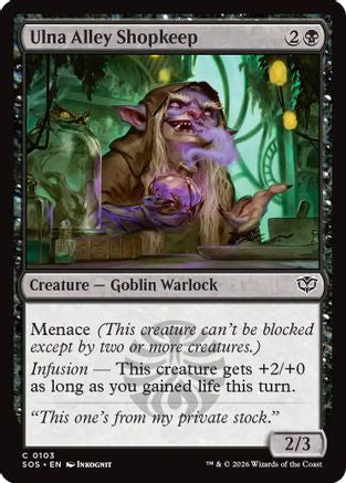 Ulna Alley Shopkeep (SOS-103) - common - Foil