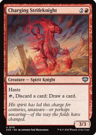 Charging Strikeknight (SOS-110) - uncommon