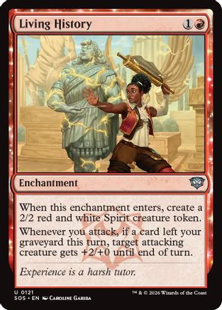 Living History (SOS-121) - uncommon - Foil