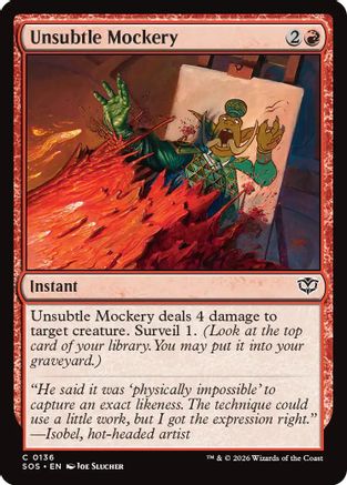 Unsubtle Mockery (SOS-136) - common