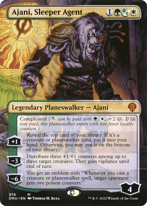Ajani, Sleeper Agent (DMU-376) - mythic (Borderless)